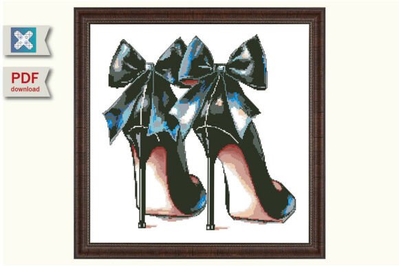 Chic Noir Stiletto Heels Cross Stitch Pattern Review