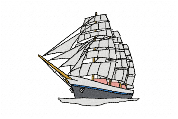 Classic Sailing Ship: An Embroidery Seller’s Review