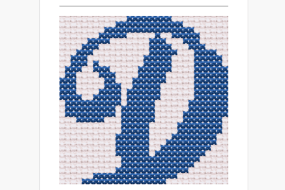 Handwritten Letter D Cross Stitch Review
