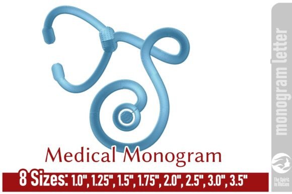 Medical Embroidery Monogram Letter S Review