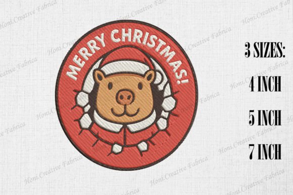 Merry Christmas Cute Capybara: An Embroidery Sellerβs Review