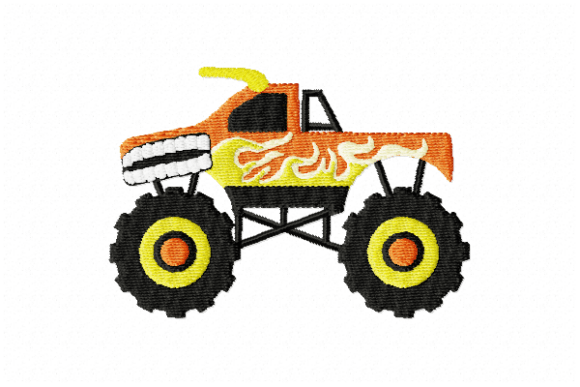 Monster Truck: A Seasonal Embroidery Design Review
