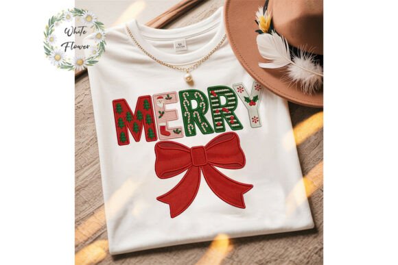 Reviewing Merry Christmas Embroidery PNG Clipart for Business Use