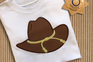 Sheriff Cowboy Hat Applique Review