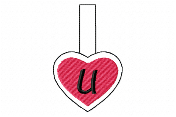 Snap Tab Heart U: A Versatile Embroidery Design for Etsy Sellers