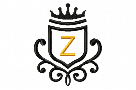 Vintage Royal Letter Z: Elegant Embroidery Review
